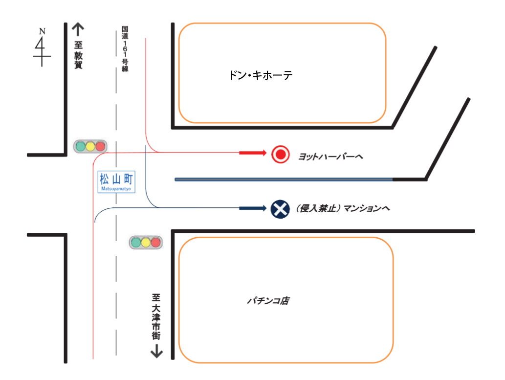 進入路拡大図